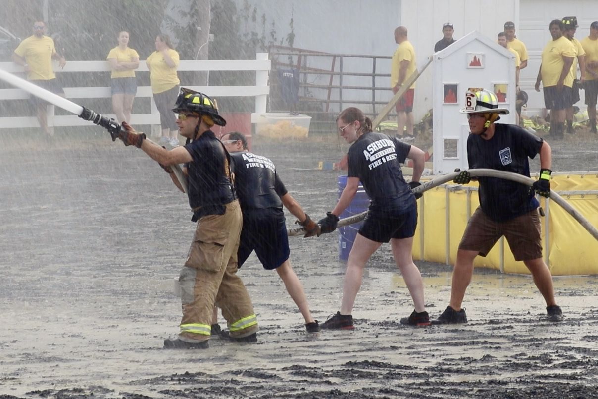 LC Fair 2019 firefighter competition